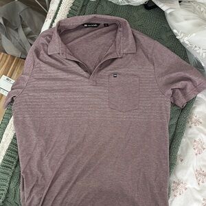 NWOT Travis Mathew purple polo shirt